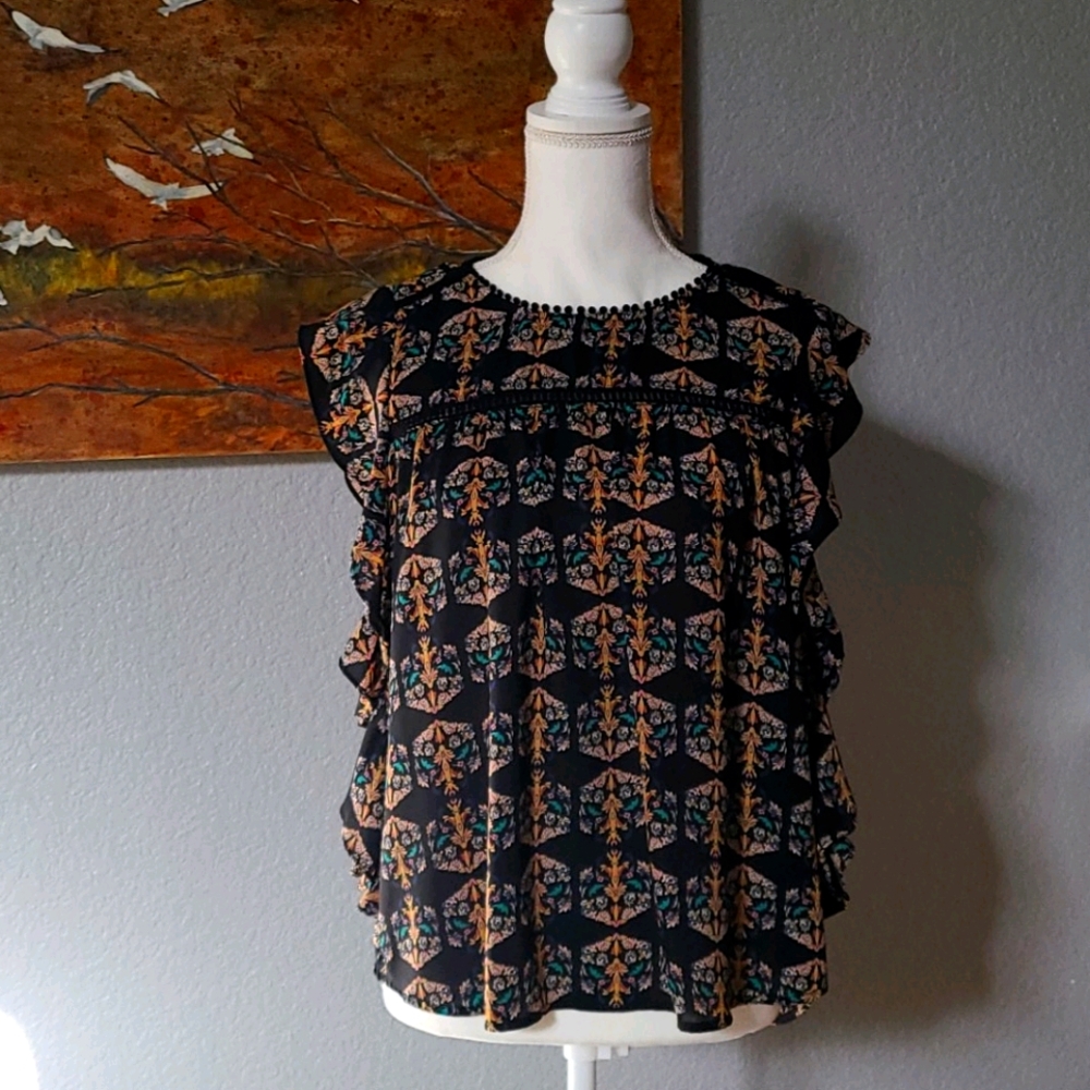 Collective Concepts multi color blouse